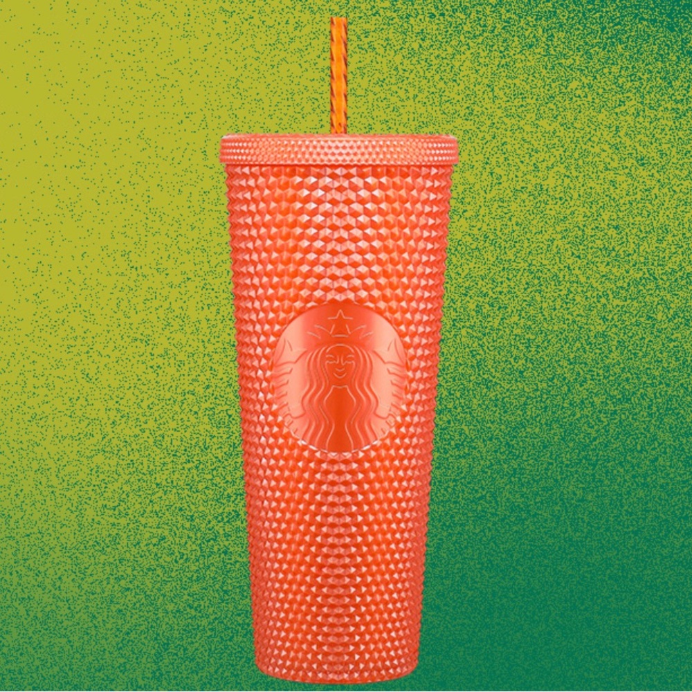 STARBUCKS 2022 FALL Orange Bling Cup